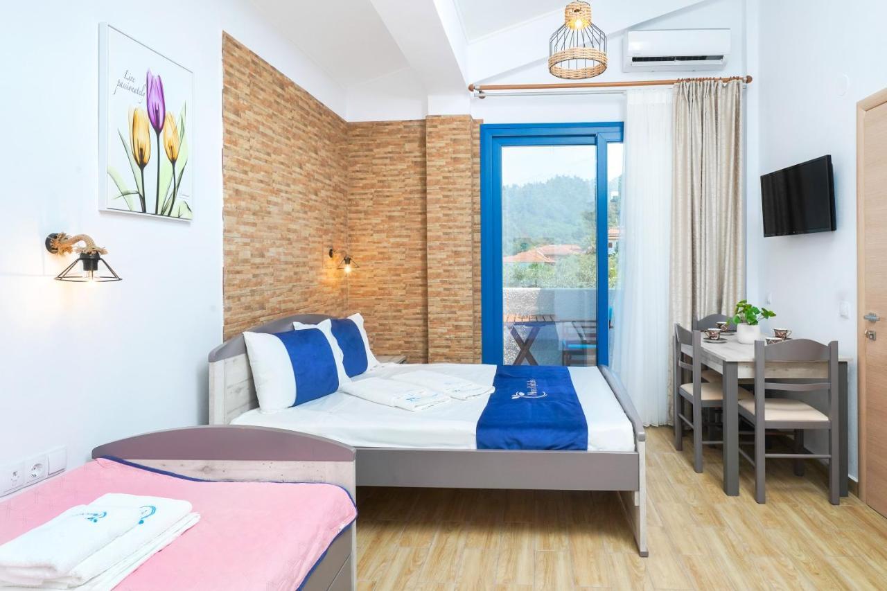 Mikres Kyklades Apartment Skala Potamia  Ngoại thất bức ảnh